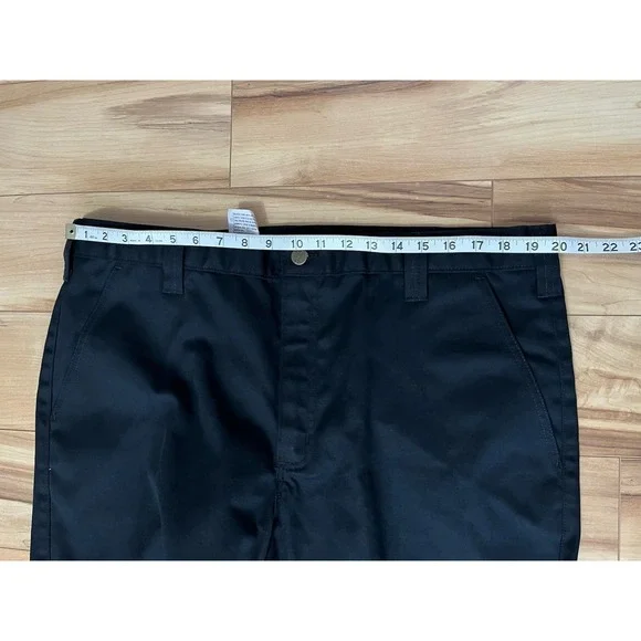 Carhartt Carpenter Twill Work Pants Mens 40x28 Black Relaxed Fit Straight B290 - Picture 5 of 8